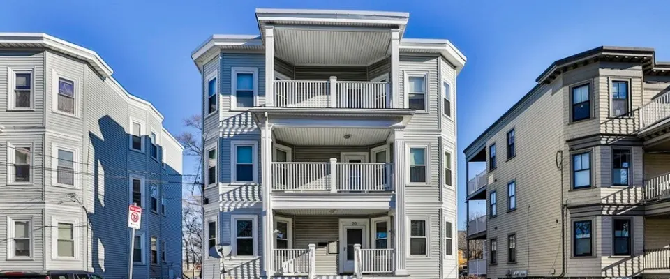 Boston three-family home